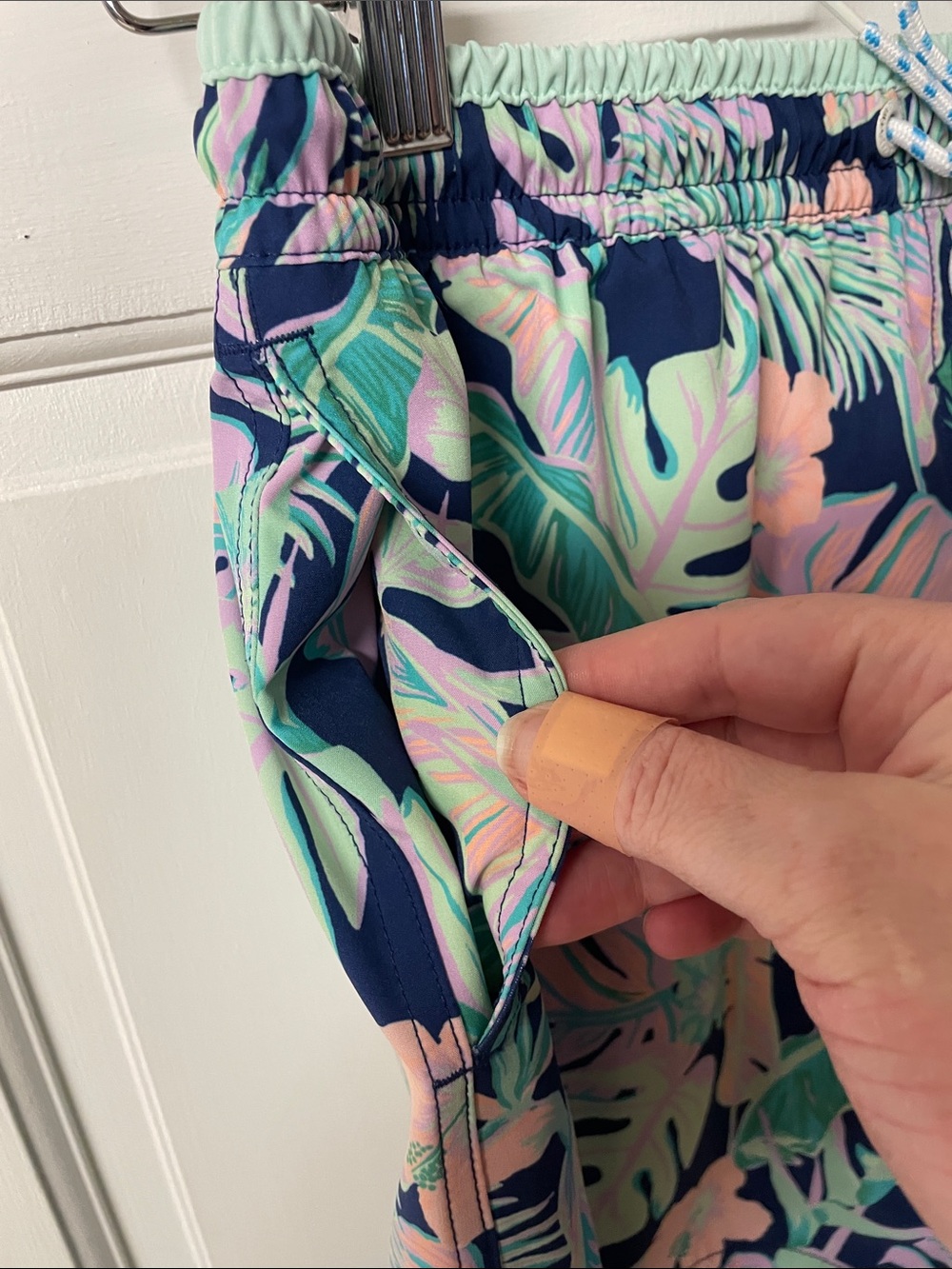Chubbies The Night Faunas stretch swim trunks tropical leaf print men’s large - Picture 2 of 15